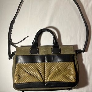 Rag & Bone Olive and Black Satchel